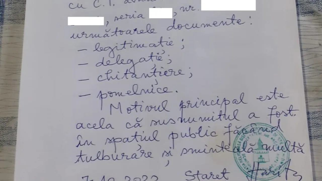 Prima măsură luată de biserică împotriva călugărului-amant: „A făcut tulburare și sminteală multă”