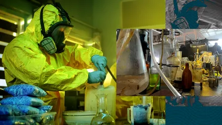 Fabrică de DROGURI în Argeș. Materia primă era recepționată în colete din China și India, anunță DIICOT