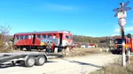 Accident feroviar în Argeș. O mașină a fost acroșată de un vagon de tren