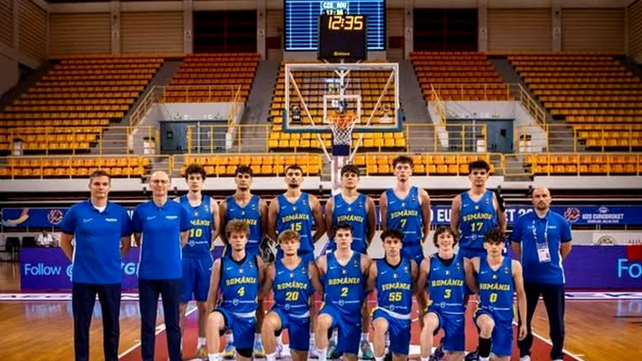 România a învins Islanda la FIBA U20 European Championship. Tricolorii rămân în elita baschetului