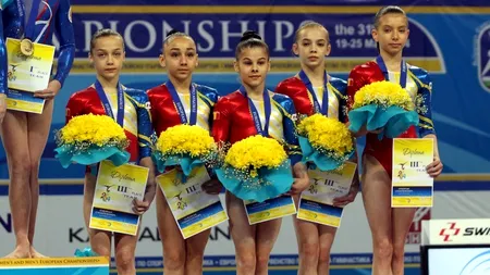 CE junioare: Laura Jurcă, medalie de argint, Andreea Iridon - locul 6, la individual-compus
