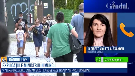 GÂNDUL LIVE. Primesc sau nu polițiștii bani pentru a avea grijă de copii în pandemie? Răspunsul Violetei Alexandru