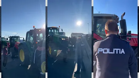 UPDATE | VIDEO | Fermierii au spart barajul poliției/Camioane și tractoare asediază Bucureștiul/Șoșoacă și Simion au fost huiduiți la pachet