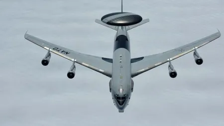 Summitul de la Sibiu, mai 2019: Monitorul Apărării a anunțat că spațiul aerian este supravegheat de avioane NATO 
