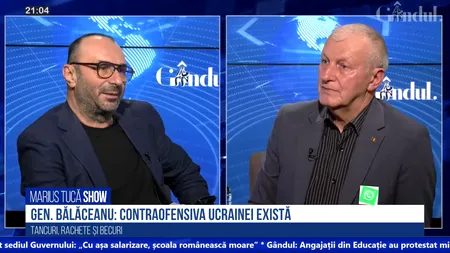 VIDEO | Gen. (R) Virgil Bălăceanu: „Nimeni nu mai crede că Ucraina va fi cucerită de ruși”