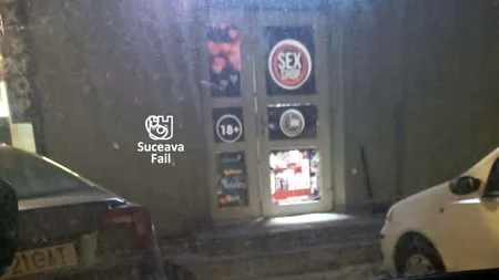 Un sucevean a încercat să fure dintr-un sexshop, în noaptea Anului Nou. A spart uşa cu toporul