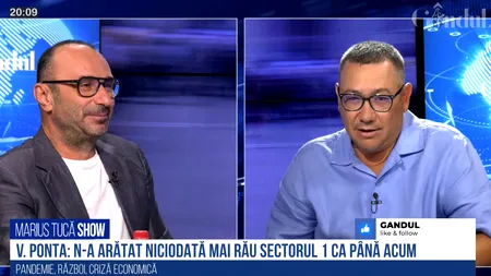 VIDEO | Victor Ponta: „N-a arătat niciodată mai rău Sectorul 1. Vine Nicușor, ne-a scăpat de Firea și să vezi ce-o să fie. Eu cred că la alegeri o să vină 15%, adică de la PSD, PNL, USR - angajații”