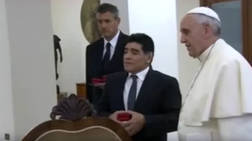 Mesajul Papei Francisc după moartea lui Maradona. „Îl păstrează în rugăciunile sale” (VIDEO)