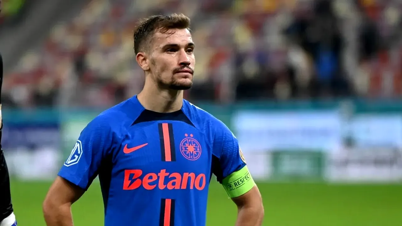 Darius Olaru, ruptură musculară! Cât lipsește căpitanul FCSB