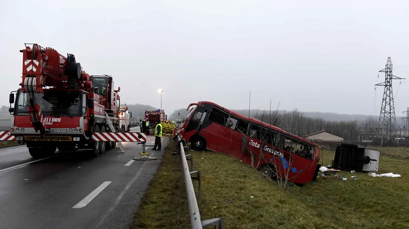 4 morți și 27 de răniți, într-un grav accident rutier în Franța