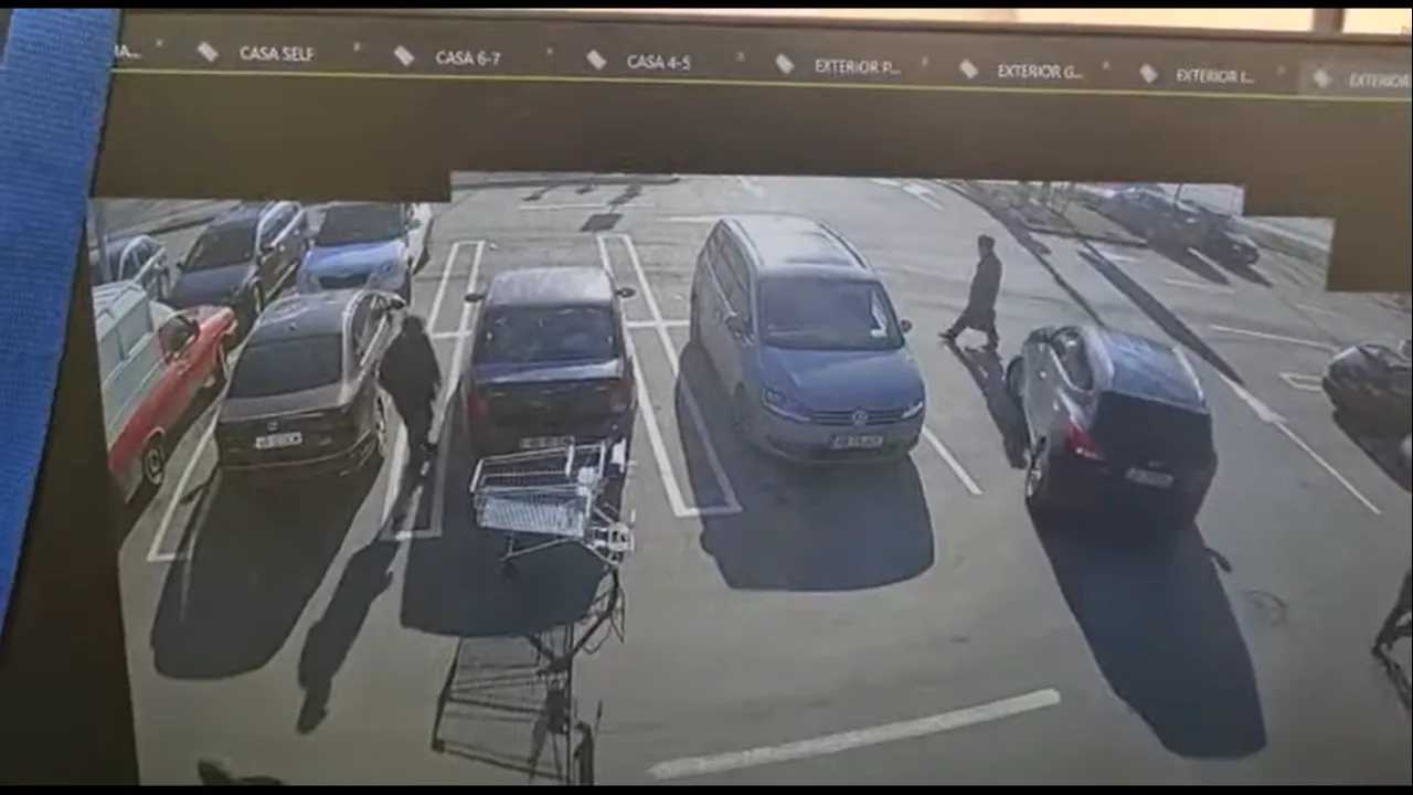Accident grav în parcarea unui supermarket din Alba Iulia. Un bătrân a fost lovit de o mașină