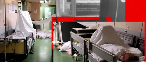 SITUAȚIE IREALĂ într-un spital renumit din Viena! Pacienții zac pe podea, acoperiți cu cearceafuri: „Ca să nu cadă din pat”