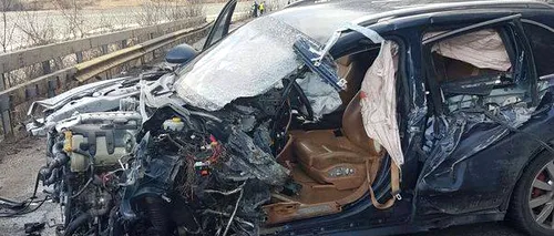 Soțul Alinei Gorghiu a produs un accident grav pe Valea Oltului. Lucian Isar a intrat cu SUV-ul într-un camion