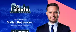 „Cu Gândul la București’’ începe luni, 9 septembrie, de la ora 19.00. Invitat: Stelian Bujduveanu