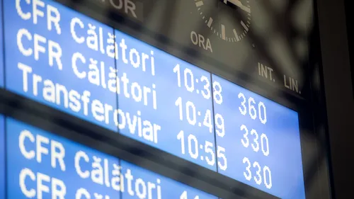 Întârzieri de peste 5 ore la trenurile către București. Cum explică CFR situația