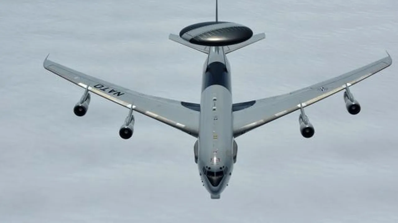Summitul de la Sibiu, mai 2019: Monitorul Apărării a anunțat că spațiul aerian este supravegheat de avioane NATO 