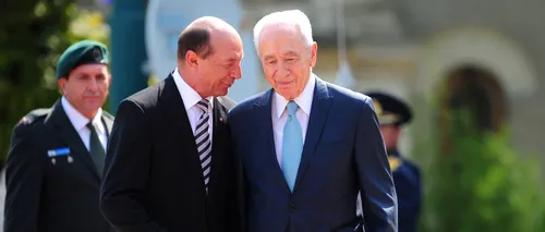 Shimon Peres, obligat să justifice cheltuielile pentru întâlnirile oficiale. Traian Băsescu, printre șefii de stat pentru care au vizitat Israelul
