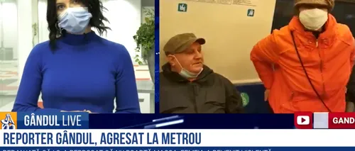 GÂNDUL LIVE. Reporter Gândul, lovit în metrou după ce le-a atras atenția unor călători că nu poartă mască / Ciprian Romanescu, Poliția Capitalei: „Agresoarea este căutată”