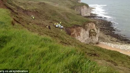 A scăpat cu viață ca prin minune, după un accident ca în filme
