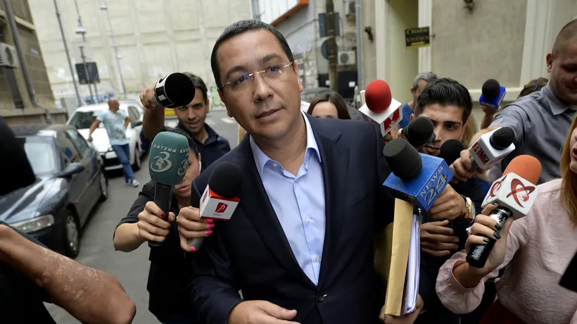 Cererea lui Ponta de anulare a ordinului prin care rămâne fără titlul de doctor, respinsă