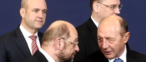Schulz îi răspunde lui Băsescu: „S-a înșelat. Poate unul dintre consilierii săi i-a dat hârtiile greșite