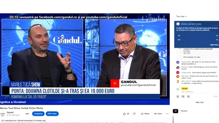 Poll Marius Tucă Show: „Credeți că SUA și Rusia au început negocierile de pace, iar Ucraina va fi o simplă victimă colaterală?”