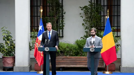 VIDEO | Klaus Iohannis, în Chile: „Comunitatea internaţională are datoria să sprijine Ucraina pentru a respinge agresiunea rusă”