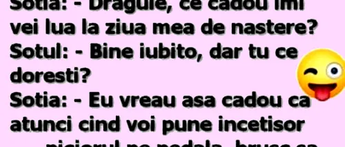 BANCUL ZILEI | Dragule, ce cadou îmi vei lua de ziua mea de naștere?