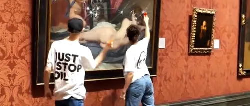 Tablou de Velázquez de la Galeria Naţională din Londra, atacat cu ciocane de activişti de la Just Stop Oil