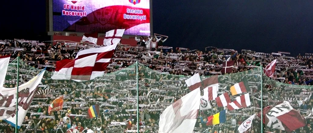 Ce a pățit clubul Rapid după incidentele de duminică seara din meciul cu Steaua