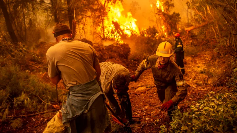 Premierul grec lansează acuzații grave: Au existat unele incendieri, deși extinderea focarelor e provocată de criza climatică. Investigațiile sunt în curs de desfășurare