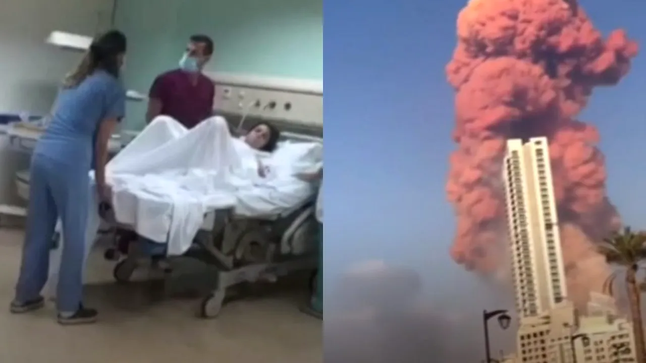 Povestea copilului care s-a născut în timpul exploziei din Beirut: Căzuse tavanul peste ei, credeam că sunt răniți! / Momentele terifiante, surprinse de tată - VIDEO