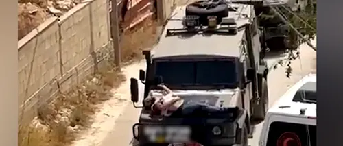 CONTROVERSĂ în Israel. Mai mulți militari israelieni au legat un palestinian rănit pe capota unui autoturism