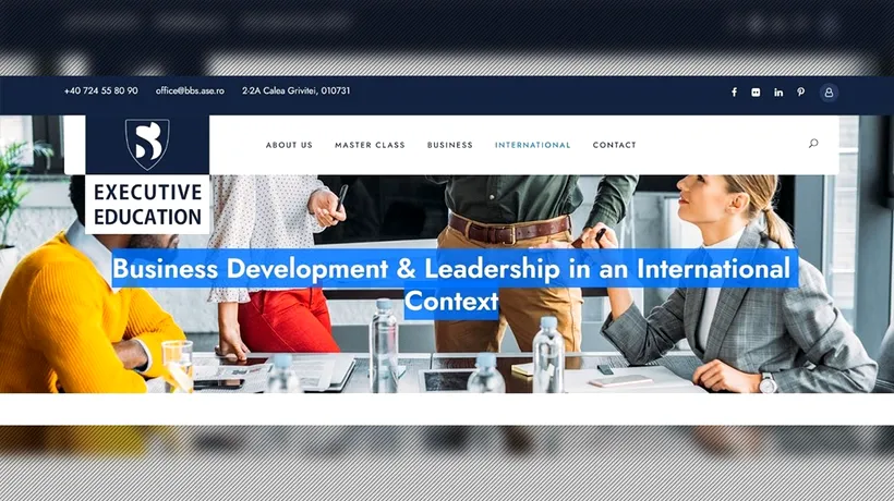 Program educațional de top – Business Development & Leadership pentru manageri și lideri la școala de afaceri a ASE