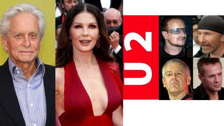25 SEPTEMBRIE, calendarul zilei: Michael Douglas împlinește 81 de ani, Catherine Zeta-Jones, soția sa, 56/ Este înființată trupa U2
