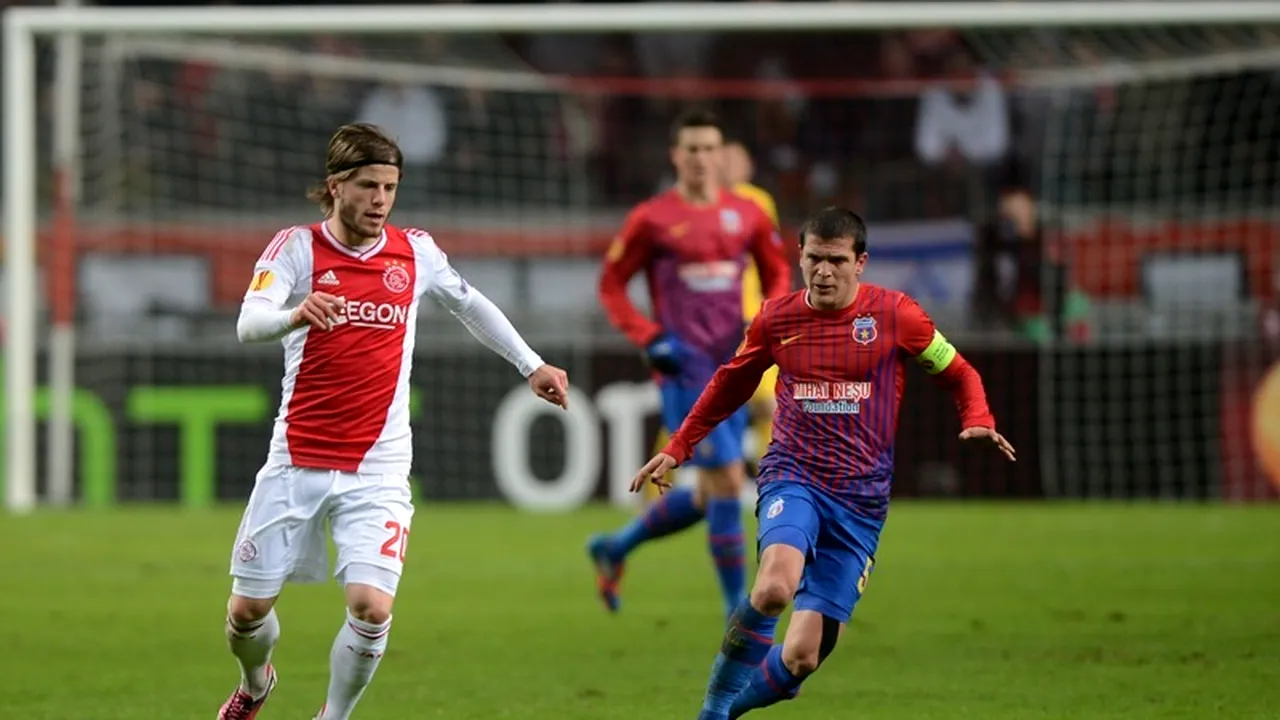 Ponta spune că a fost în tribună la Ajax-Steaua: Am luat goluri ca la școală