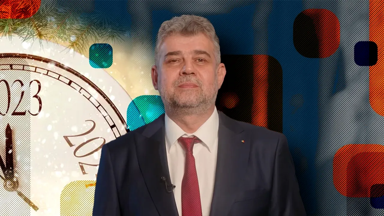 VIDEO | Mesajul premierului Marcel Ciolacu de Anul Nou: ”Am credinţa că 2024 va fi un an mai bun”