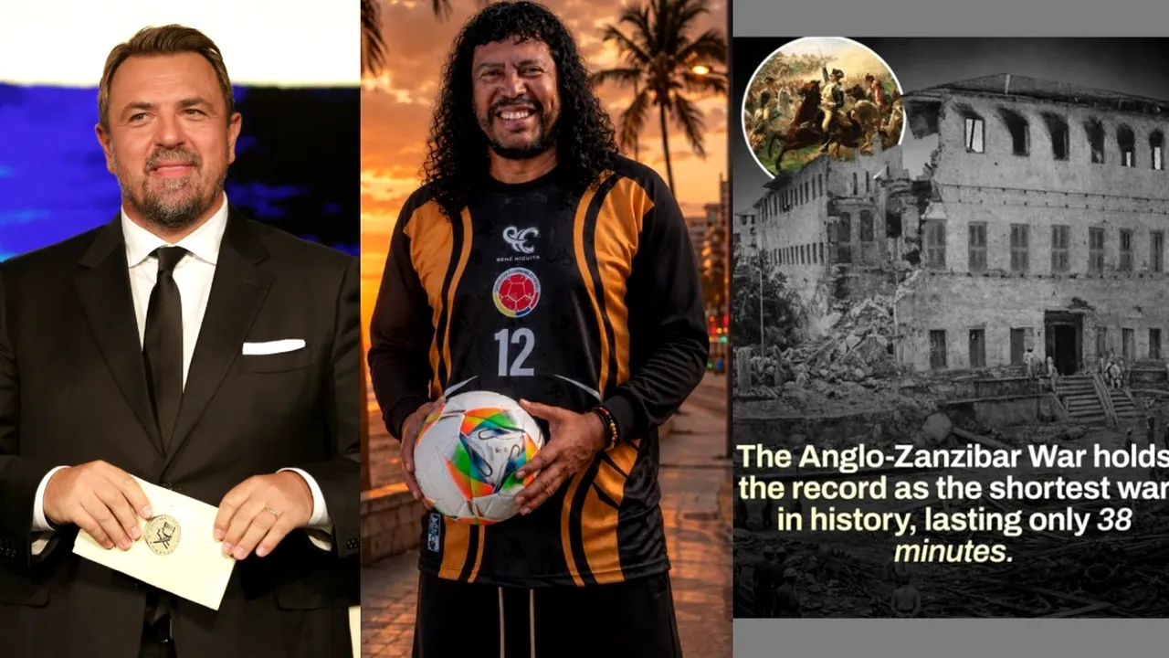 27 August, calendarul zilei: Horia Brenciu împlinește 54 de ani, René Higuita 60. Are loc cel mai scurt război din istorie, care a durat 38 de minute