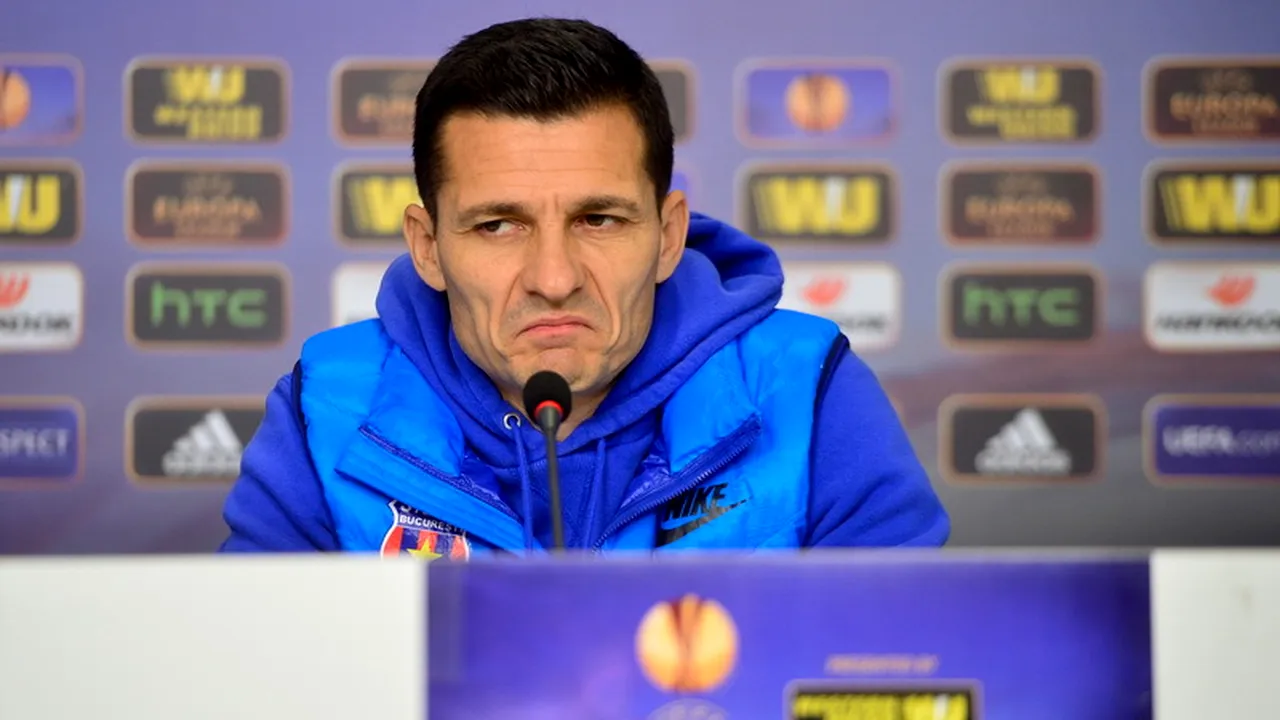 Premieră negativă pentru Gâlcă la Steaua: este pentru prima dată când pățește asta