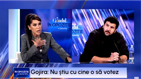 Gojira pledează pentru o DEZBATERE televizată a candidaților la președinție: 