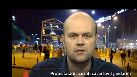 Cei doi protestatari acuzați că i-au lovit pe JANDARMI la mitingul din 10 august au fost ARESTAȚI