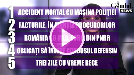 GÂNDUL NEWS. Scandalul facturilor, în atenția procurorilor (VIDEO)
