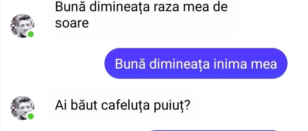 Bancul de sâmbătă | „Bună dimineața, raza mea de soare”