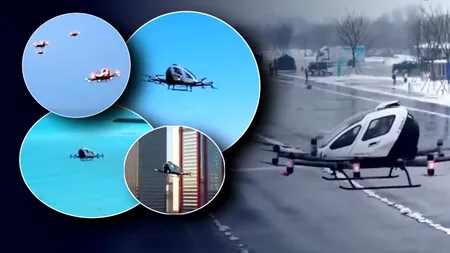 China intră în epoca taxiurilor zburătoare. Cum arată și cum funcționează