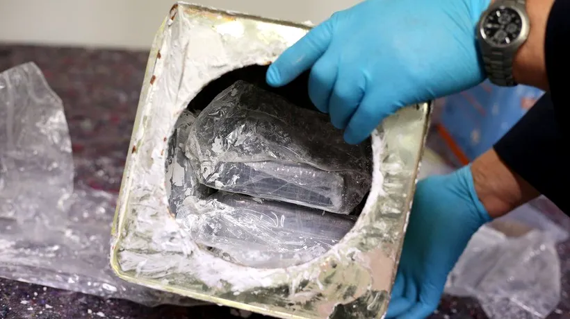 Record absolut de captură de cocaină. Autoritățile germane și belgiene au confiscat un transport în valoare de miliarde de euro