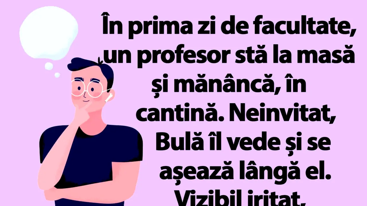 BANC | Bulă, în prima zi de facultate