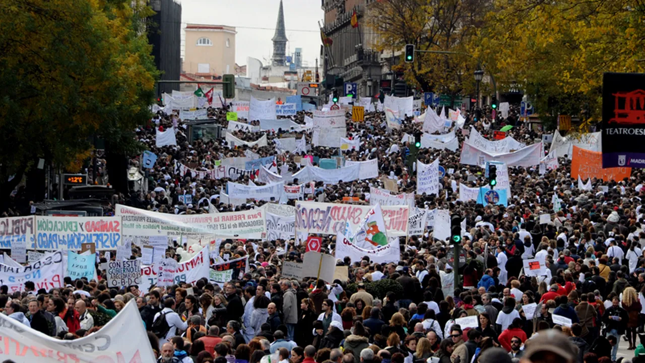 PROTESTE LA MADRID. O 
