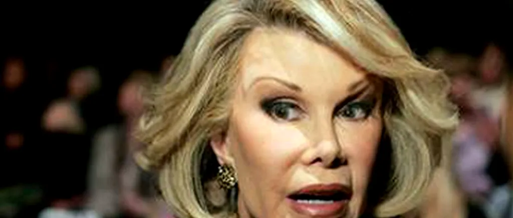 Actrița și prezentatoarea TV americană Joan Rivers a murit