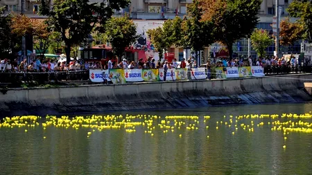 Cursa de rațe din plastic organizată de ProFM revine pe Dâmbovița, pe 8 iulie