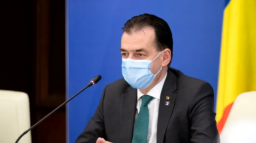 STAREA DE ALERTĂ. Premierul Orban: ”Sper că CCR nu face vreun serviciu PSD. Pericolul nu a trecut, rata mortalității este 6%. Nu e de joacă”